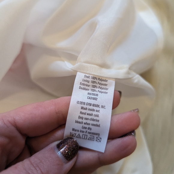 Crazy 8 white with orange floral print maxi dress size 10 - Picture 7 of 8